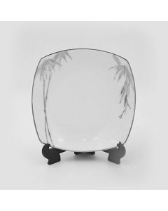 Bamboo Silver Bread & Butter Plate