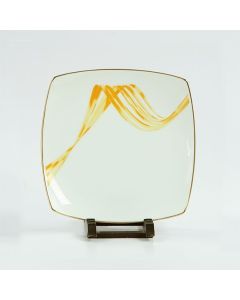 Fancy Wave Gold Bread & Butter Plate