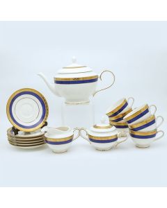 Bellini Gold 17 Pieces Tea Set