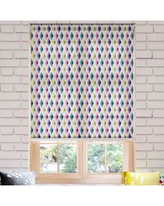 Multicolor Check Pattern Blinds