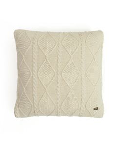 Cable Moss Natural Cotton Knitted Decorative 16 X 16 Inches Cushion cover