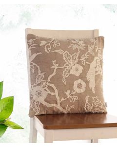 Florista Embroidery Cushion cover (Stone) (45x45 CM)