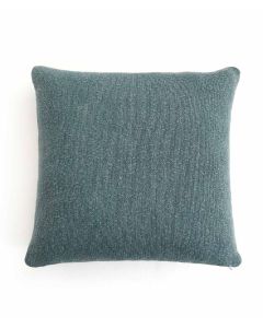 Elegant Cotton Knitted Decorative Champion Blue Color 22 x 22 Inches Cushion Cover - Pluchi