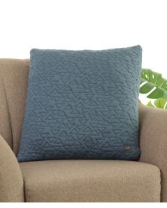 TOTIT Cotton Knitted Decorative Cushion Cover (Steel Blue) - Pluchi