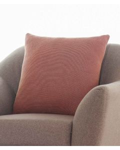 Marina Cotton Knitted Decorative Dark Coffee Color 22 x 22 Inches Cushion Cover - Pluchi