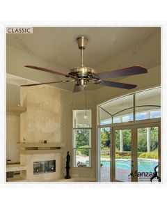 Classic – 52” 5 x Reversible dual colour bladed fan with Pull Chain, Summer-Winter feature and optional Remote Integration