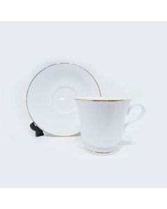 Cherry Gold Tea Cup & Saucer