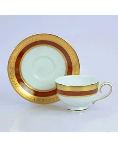 Empress Red Tea Cup & Saucer