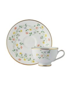 Floral Vines Tea Cup & Saucer