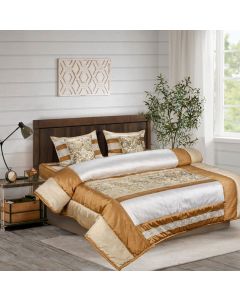 Raw Silk Wedding Set - white