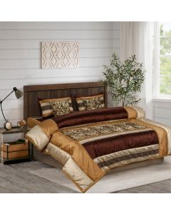 Raw Silk Wedding Set - cofee