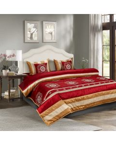 Raw Silk Wedding Set - mehroon