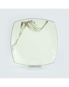 Fancy Wave Platinum Dinner Plate