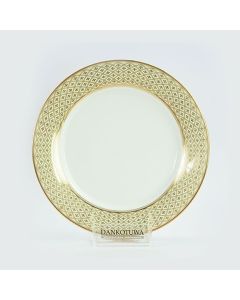 Jewel Cream Dinner Plate
