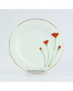 Red Flower Dinner Plate