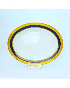 Empress Blue Platter 14''
