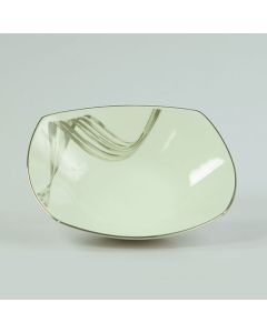 Fancy Wave Platinum Fruit Saucer