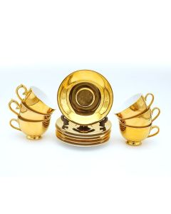 Fully Gold 12 Pieces Tea Set