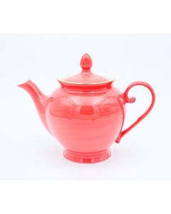 Spiral Galaxy Red Tea Pot