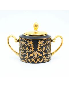 Oval Black Sugar Bowl