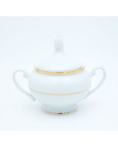 Infinity Gold Line Sugar Bowl