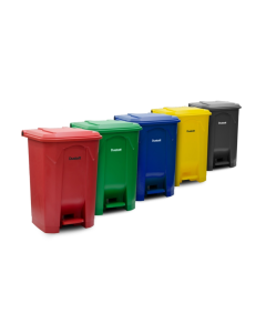 Dustoff Garbage Bin with Pedal 80 Litre Inox