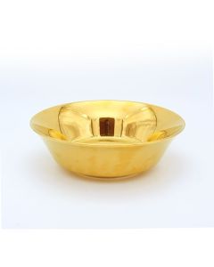 Fully Gold Large Salad Bowl