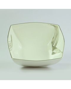 Fancy Wave Platinum Large Salad Bowl