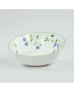 Blue Rose Large Salad Bowl