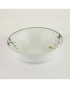 Black Rose Large Salad Bowl