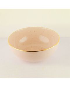 Blush Speckled Large Salad Bowl