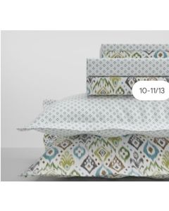 LUNA DOUBLE BEDSHEET WITH 2 PILLOW COVER -  DN05 - MARINE BLUE (Pack of 1)