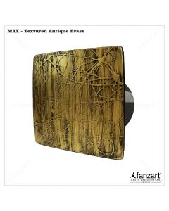  Max 6” Textured Antique Brass- Ventilating Premium Exhaust Fan with Ultra Silent Technology