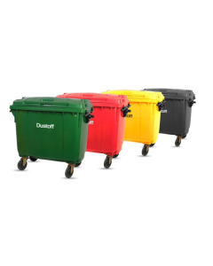 Dustoff Garbage Bin with Wheels 660 Litre Neptune