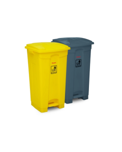 Dustoff Garbage Bin with Pedal 55 Litre Neptune