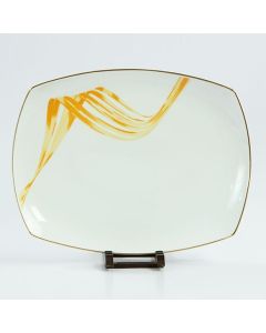 Fancy Wave Gold Platter 14''