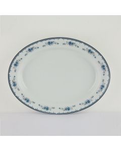 Blue Garland Platter