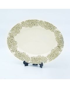 Green Leaf Platter 14''