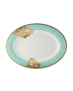 Esmeralda Green Platter 14''
