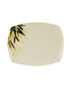 Bamboo Leaf Platter 14''
