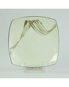 Fancy Wave Platinum Salad Plate