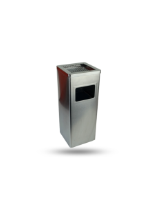 Dustoff Lobby Bin Ash Tray SS