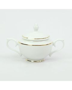 Cherry Gold Sugar Bowl