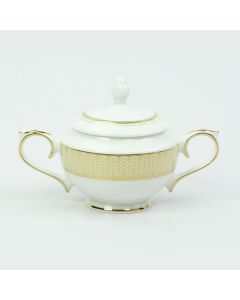 Jewel Cream Sugar Bowl