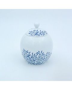 Blue Leaf Sugar Bowl