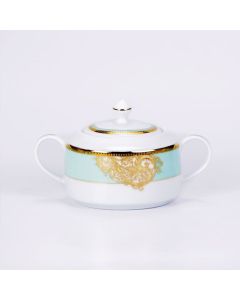 Esmeralda Green Sugar Bowl