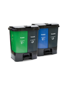Dustoff Garbage Bin with Twin Pedal 55 Litre 