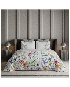 D'Decor Double Bedsheet with 2 Pillow Covers - Premium Collection - NIRVANA - RA09 - SACHET PINK (Pack of 1)