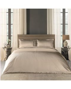 POLYGEM DOUBLE BEDCOVER WITH 2 PILLOW COVER -  RGL01 - VANILLA (Pack of 1)